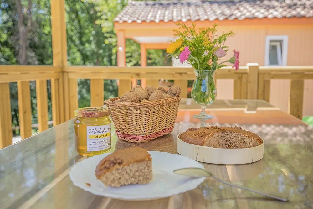 mobil home sarlat petit dej