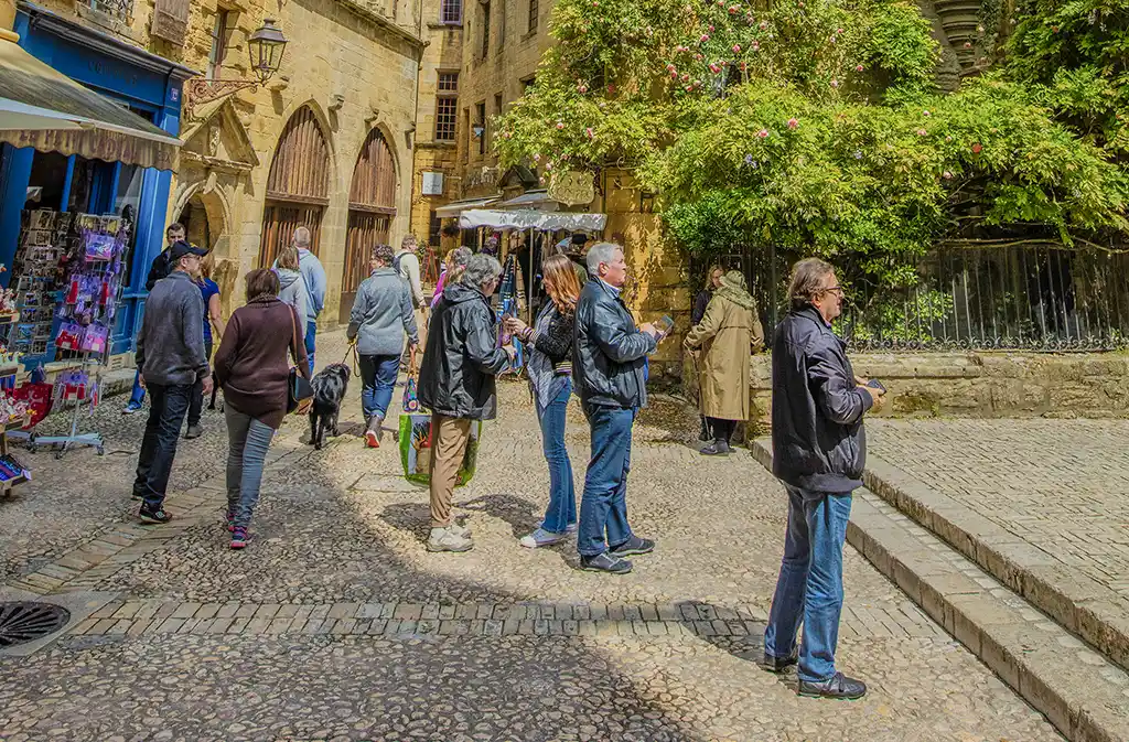 visit to the historic center of sarlat